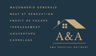 Maçonnerie & Rénovation : Services A&A Bâtiment Services A&A DMC Prestige Bâtiment : Maçonnerie, Neuf/Rénovation, Enduit façade, Terrassement, Couverture, Carrelage.